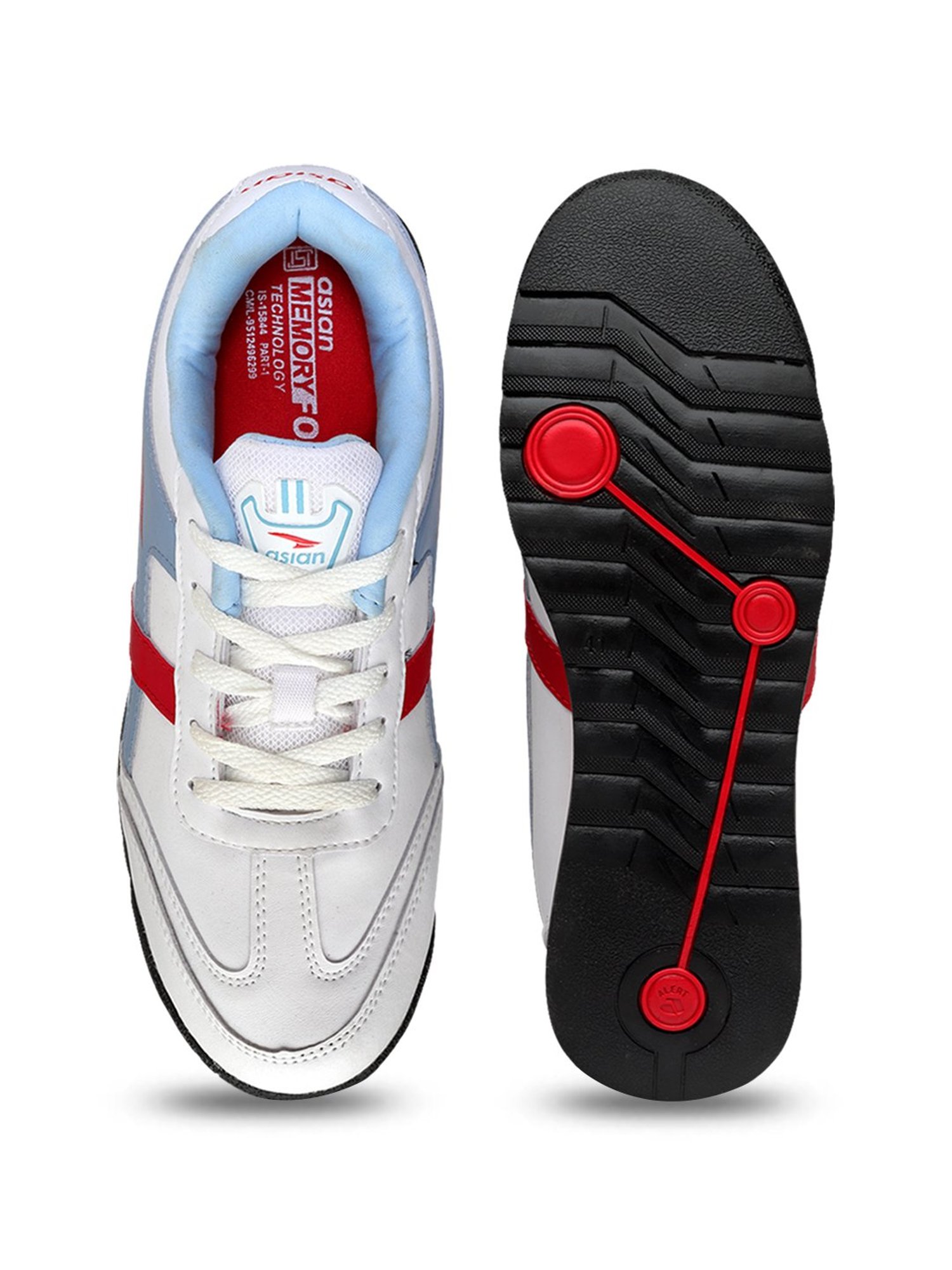 Asian Men's White Casual Sneakers