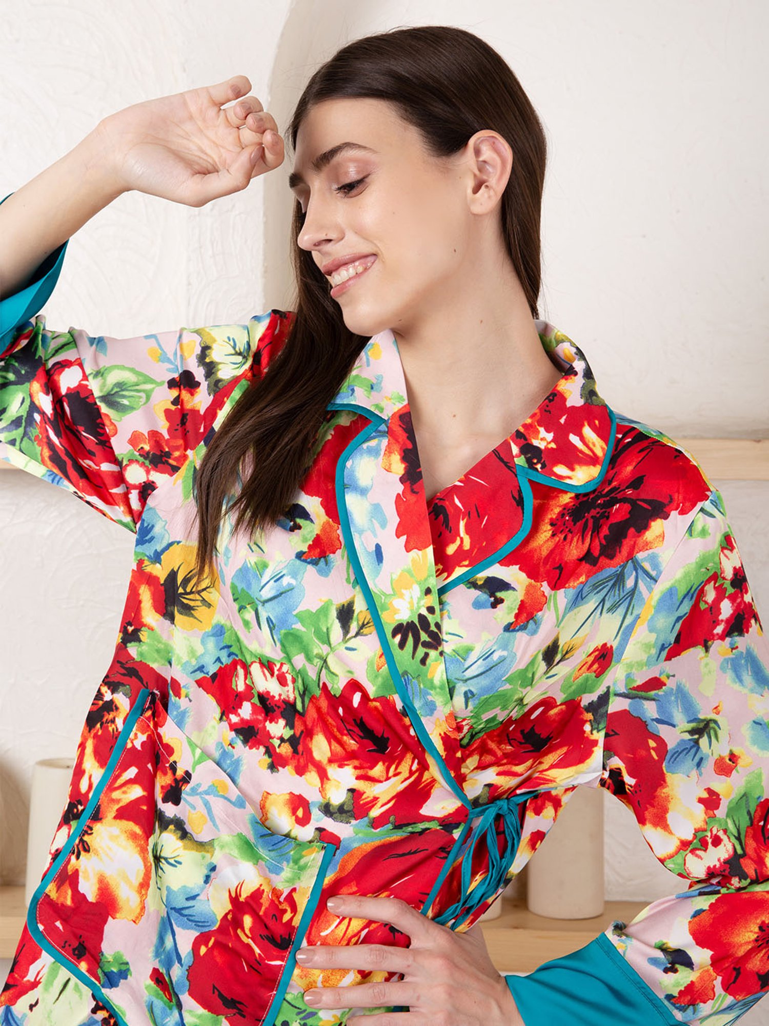 Dusk Attire Multicolor Mizori Co-ord Set