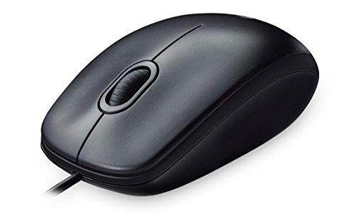 Logitech M100R Wired Usb Mouse Dark Black