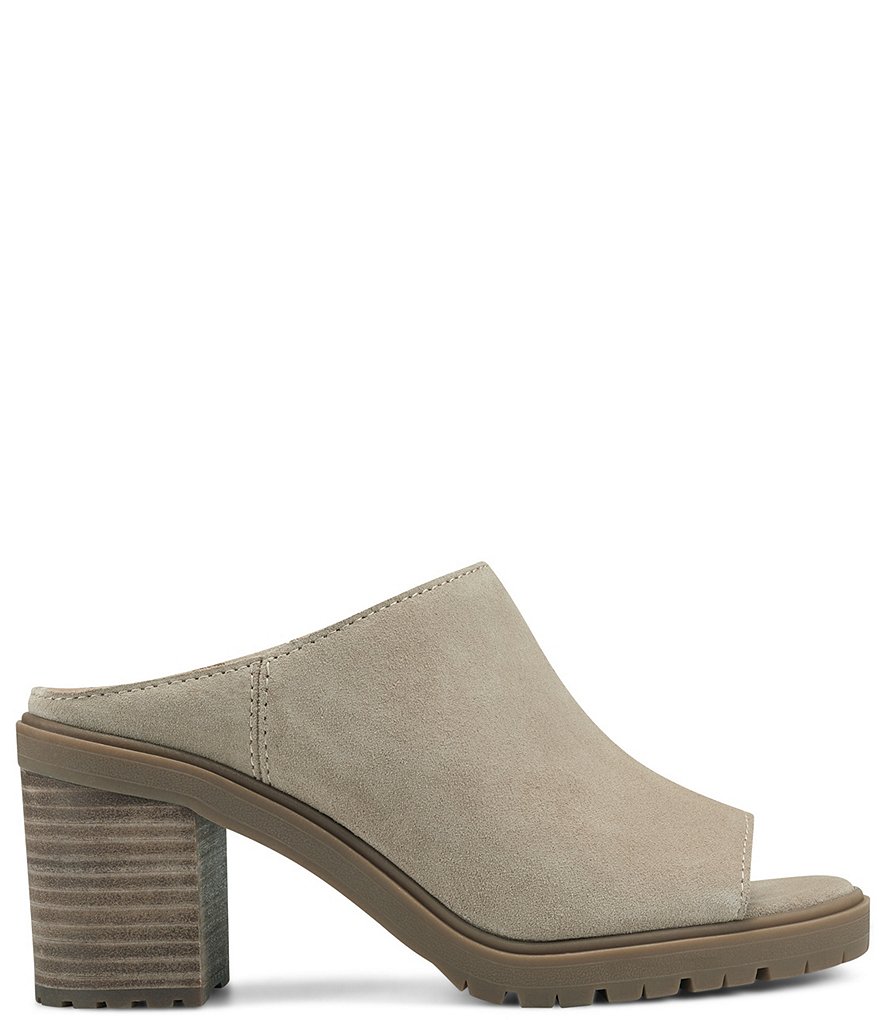 Lucky Brand Dalliey Suede Lug Sole Slides