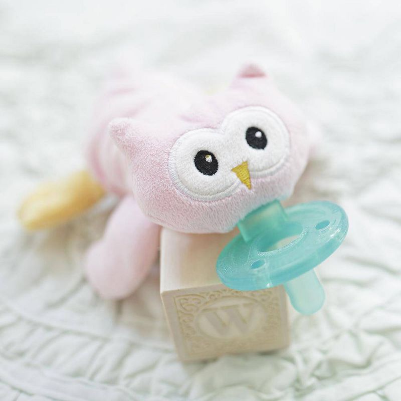 WubbaNub Owl Pacifier - Pink