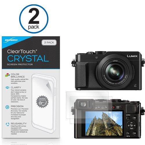 Panasonic Lumix DMC-TZ100 Screen Protector, BoxWave [ClearTouch Crystal (2-Pack)] HD Film Skin - Shields From Scratches for Panasonic Lumix DMC-TZ100