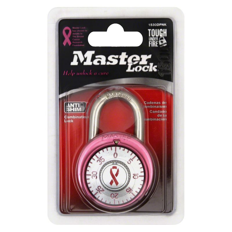 Master Lock Dial Combination Padlock Pink