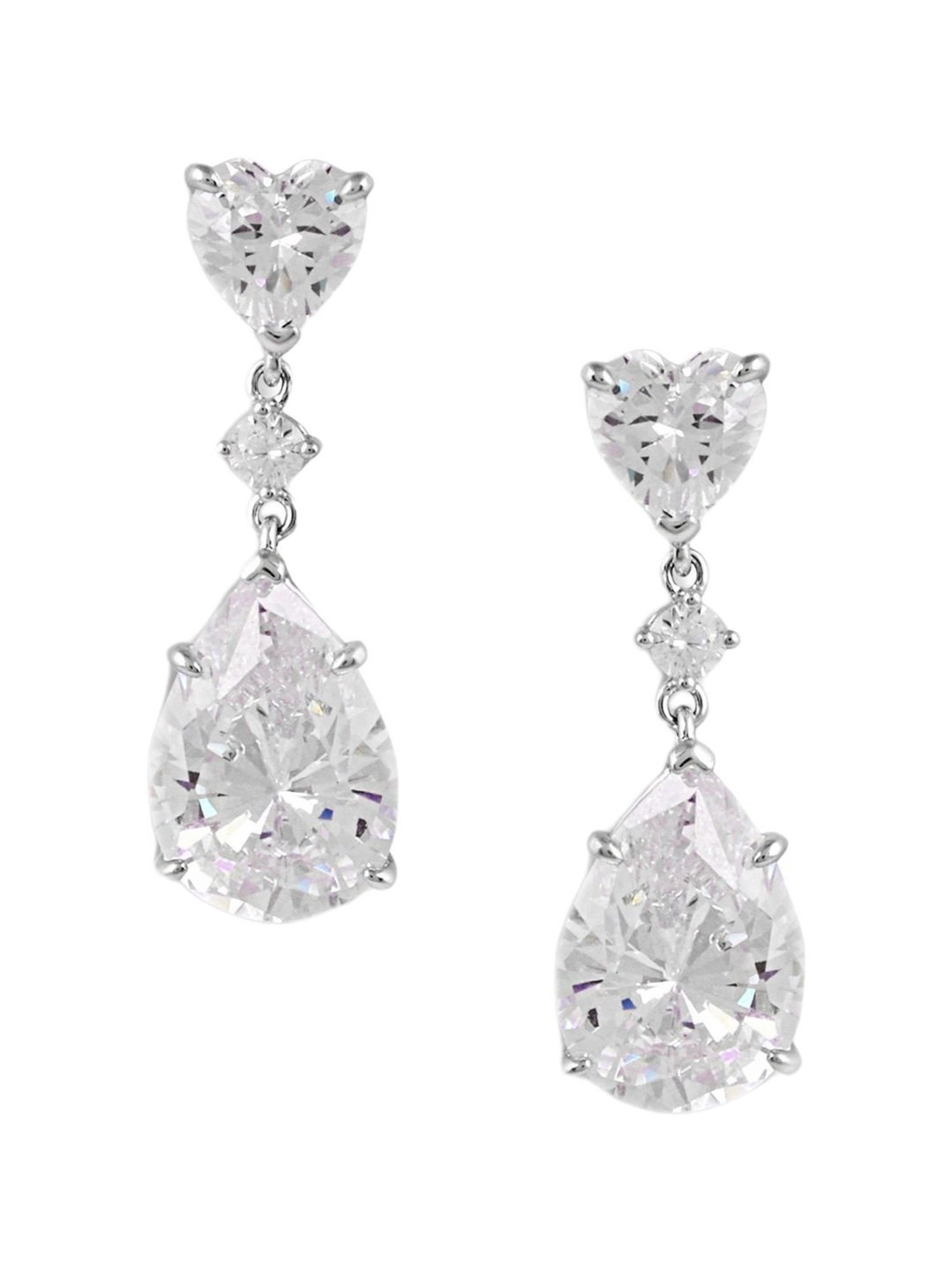 Clara 92.5 Sterling Silver Lily Earrings for Women