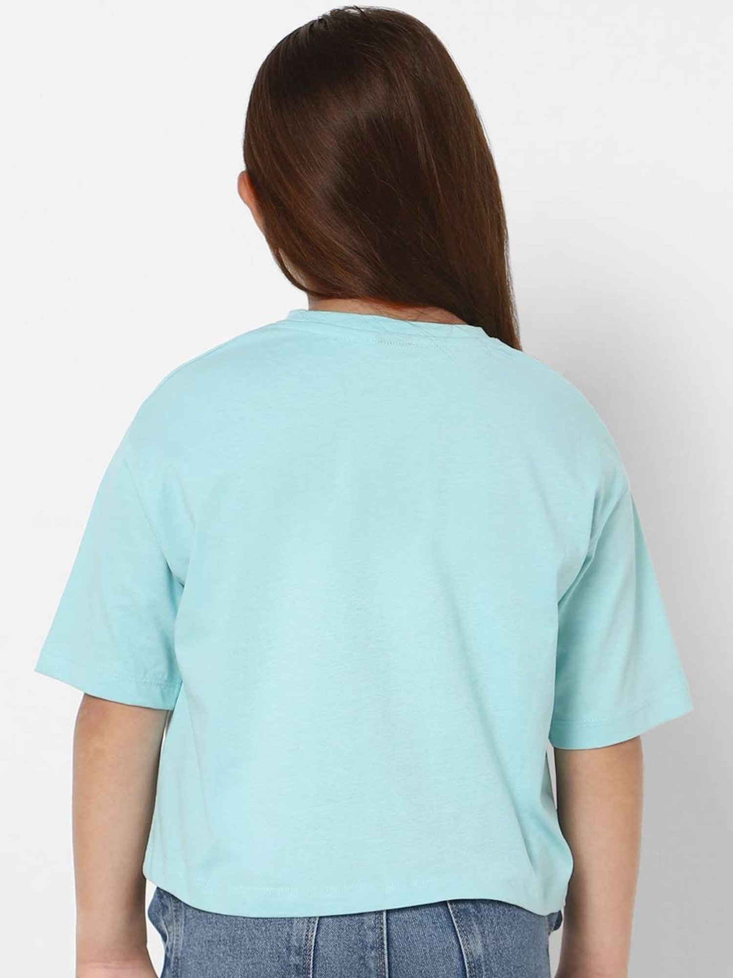 KIDS ONLY Blue Printed T-Shirt