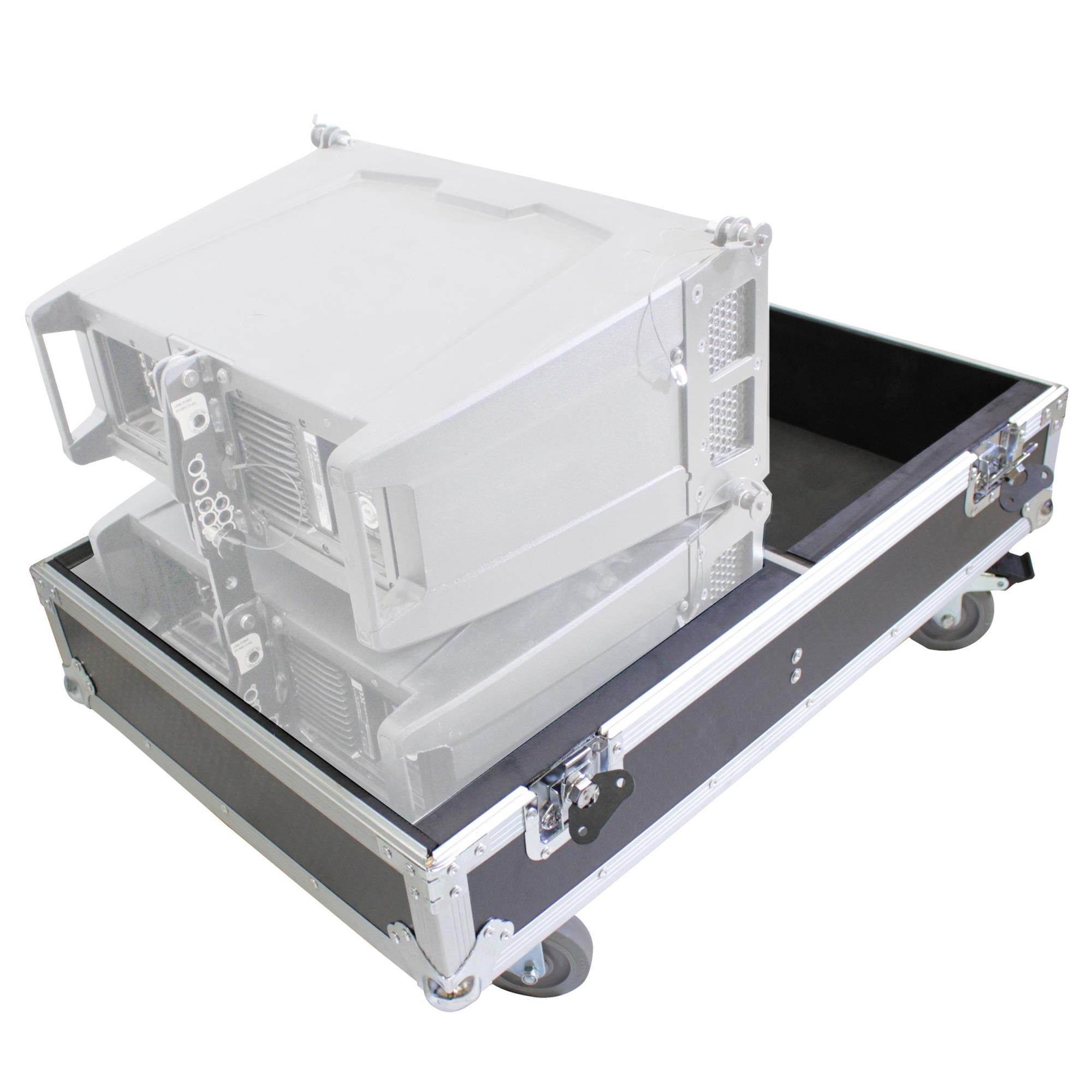 Line Array Flight Case for 4 RCF HDL6-A Speakers W/Wheels