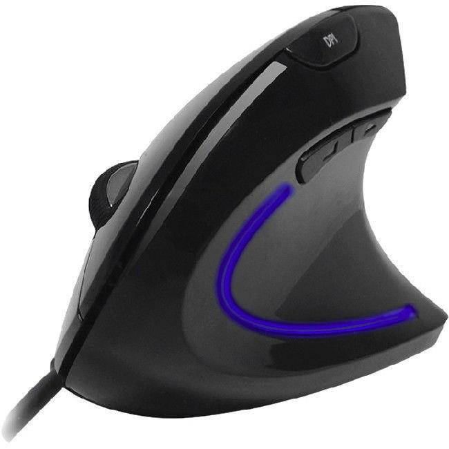 Adesso Imouse E1 - Vertical Ergonomic Illuminated Mouse - Optical - (imousee1)
