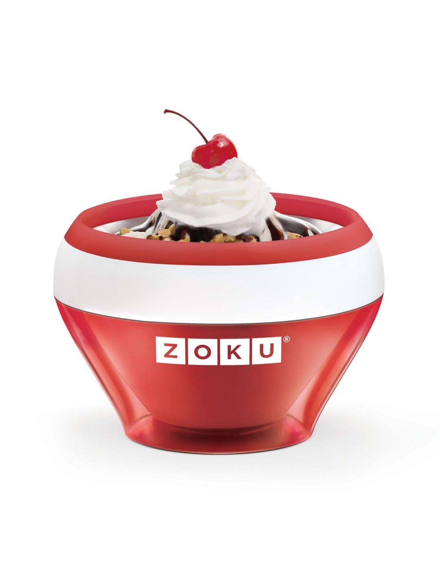 Zoku Red Stainless Steel 13.8 cm Ice-Cream Maker (0.147 L) - Set of 1