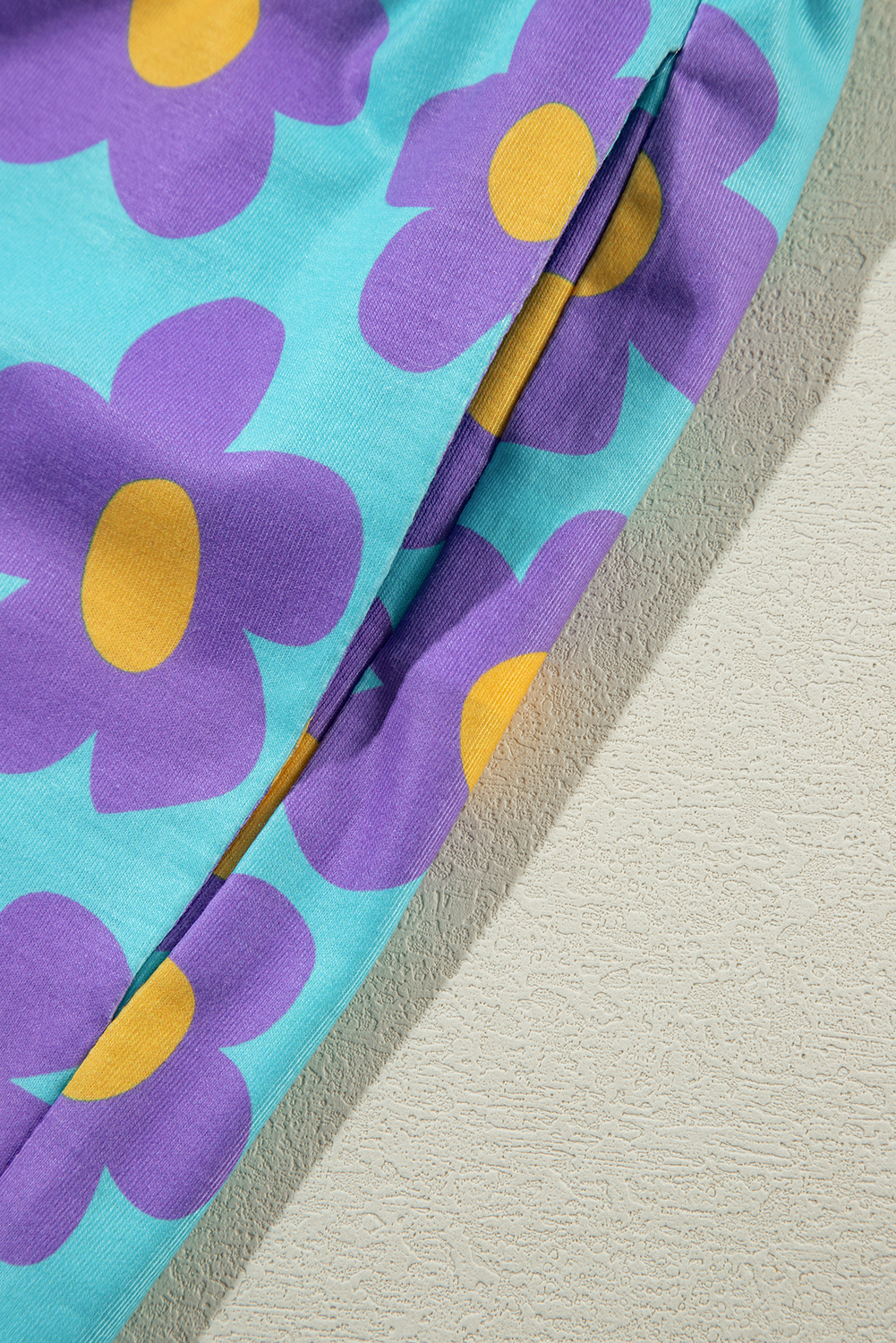 Rose Red Solid Waffle Knit Plus Size Two Piece Shorts Set