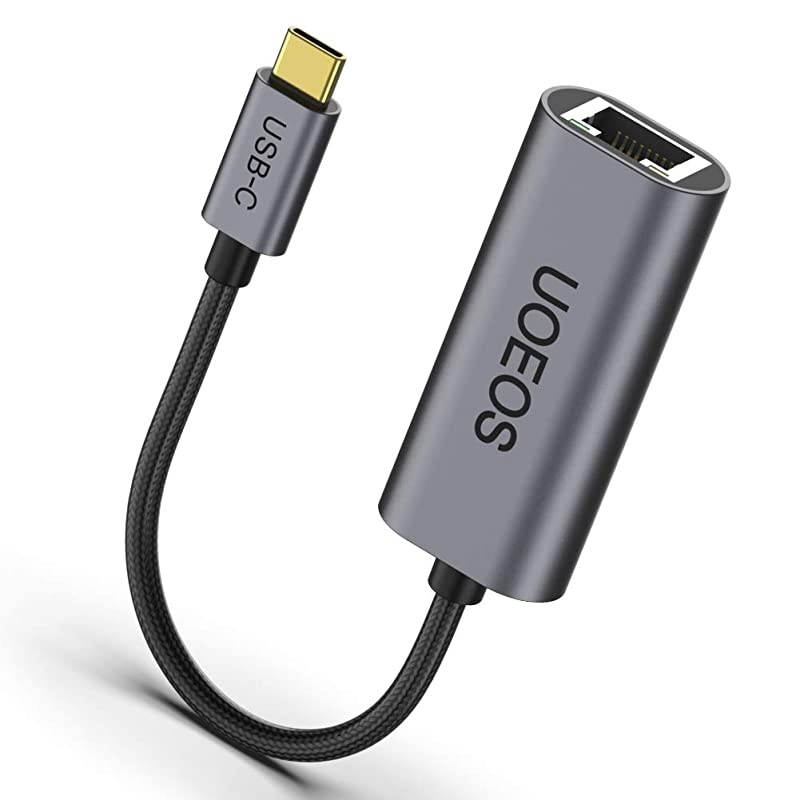 USB C to Ethernet Adapter USB C to RJ45 LAN Gigabit Ethernet Network 101001000 MbpsCompatible with Mac BookMacBook AirSamsungand More Typec Device Ethernet to USB C
