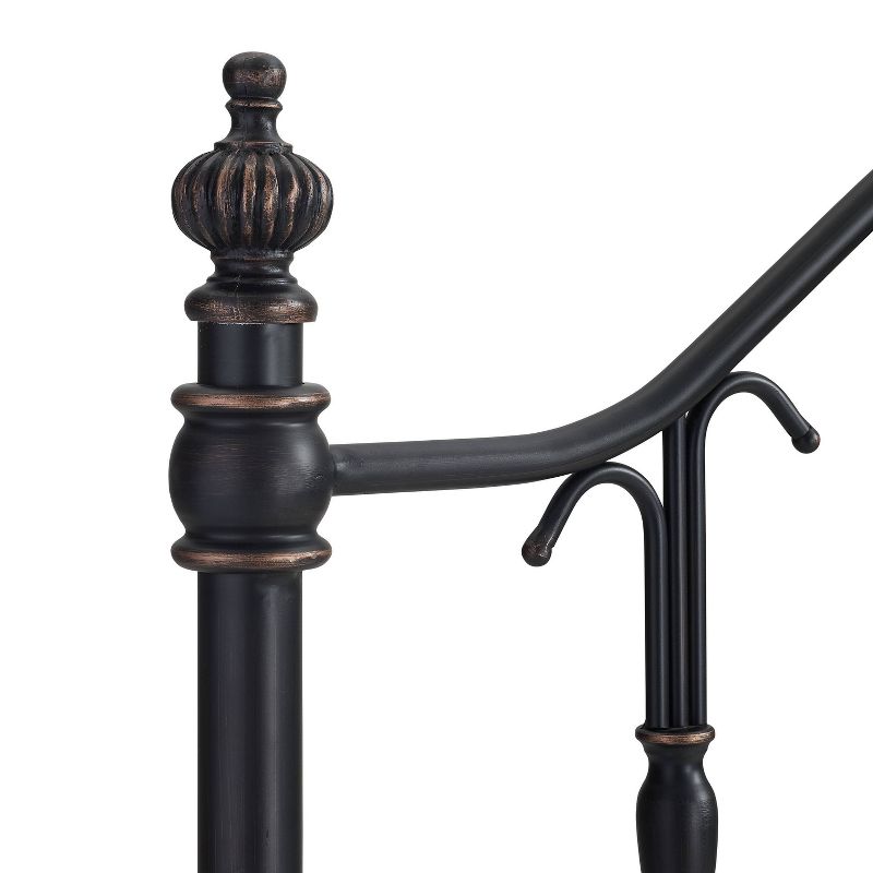 Eldridge Full Queen Metal Headboard Gray - Crosley