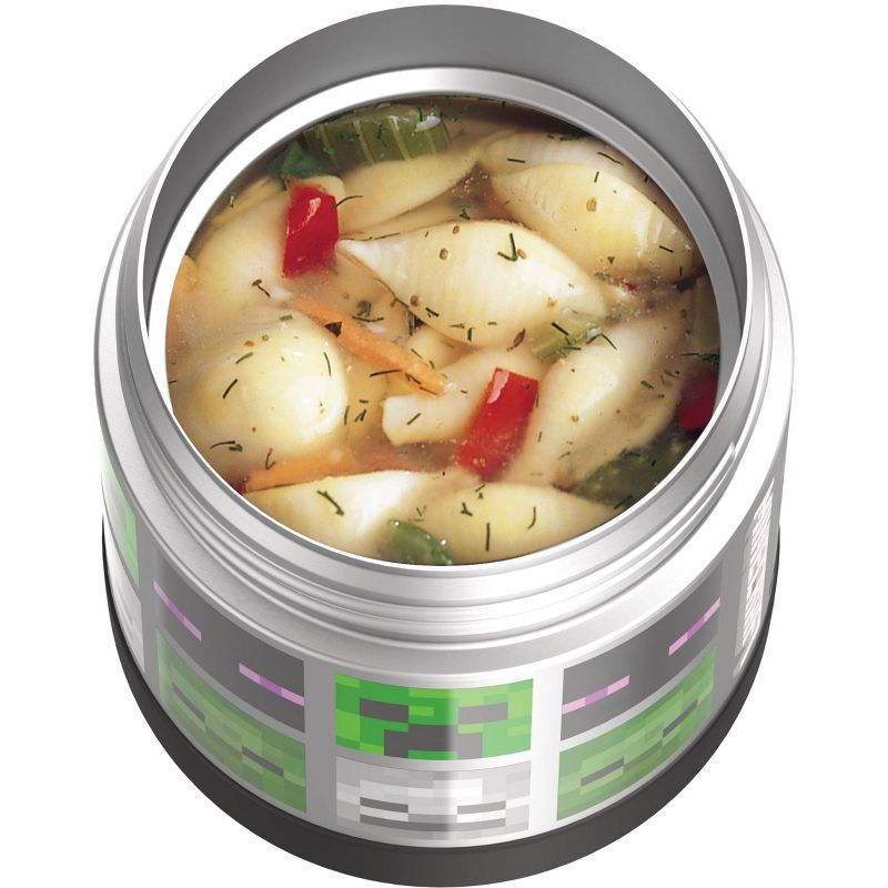 Thermos Minecraft 10oz FUNtainer Food Jar with Spoon - Black