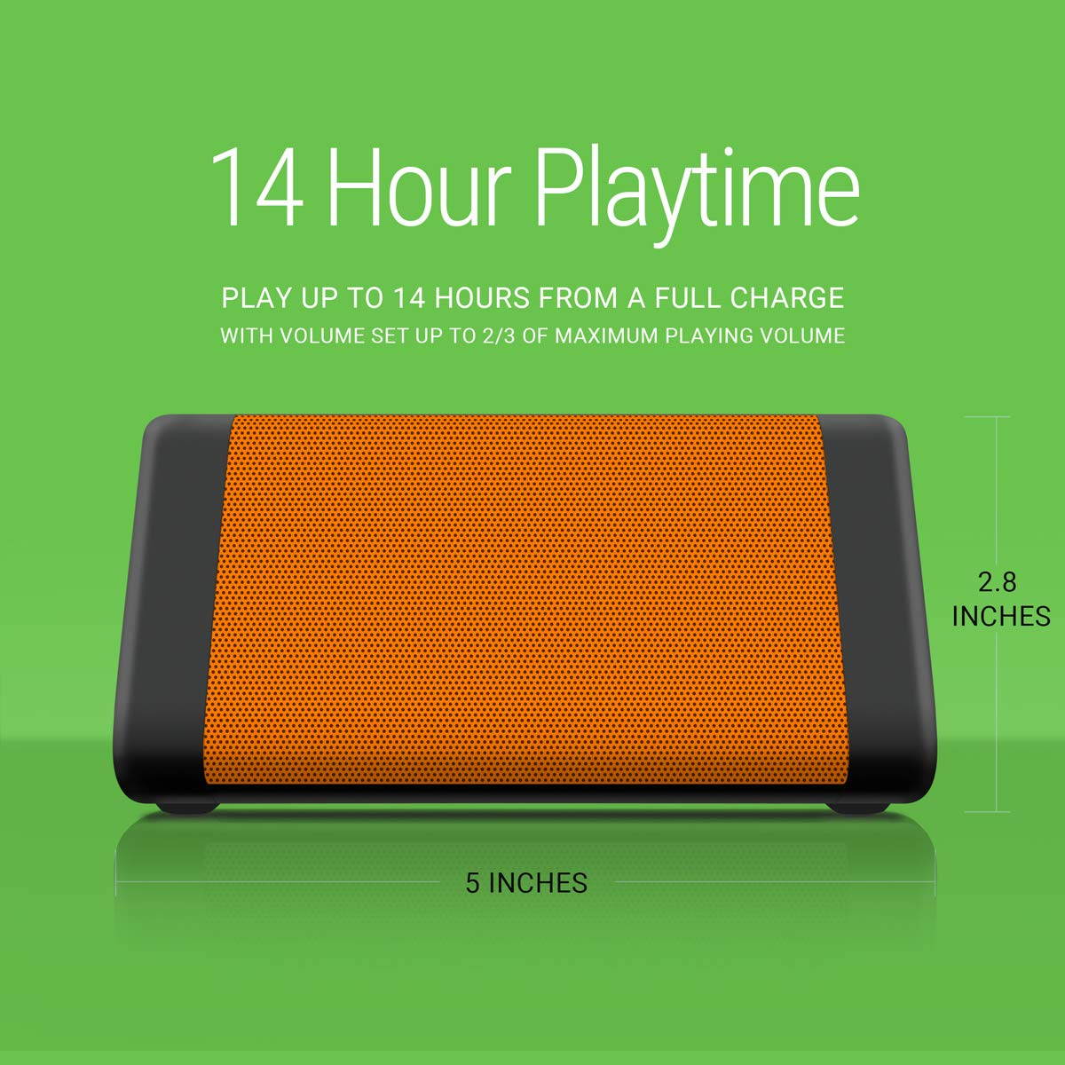 OontZ Angle 3 Bluetooth Speaker IPX5 Water Resistant (Black) by Cambridge SoundWorks