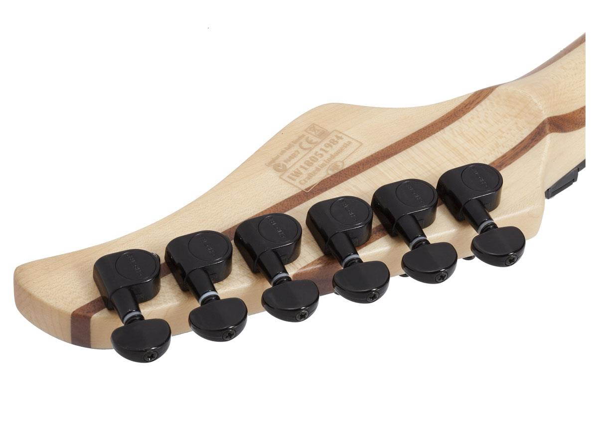 Schecter Reaper 6 FR Electric Guitar - Ebony/Satin Inferno Burst - 1505