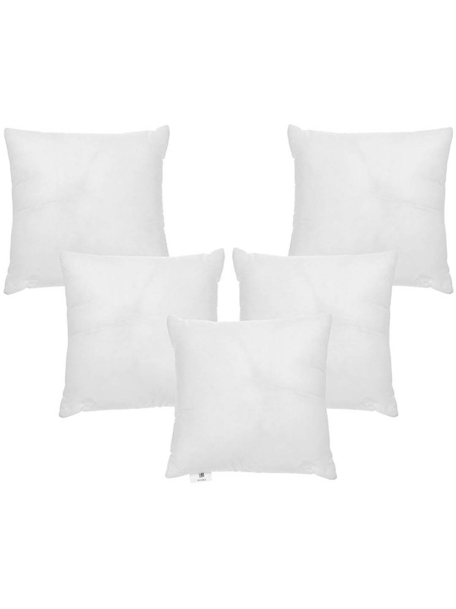 Romee White Microfibre Cushions - Set of 5