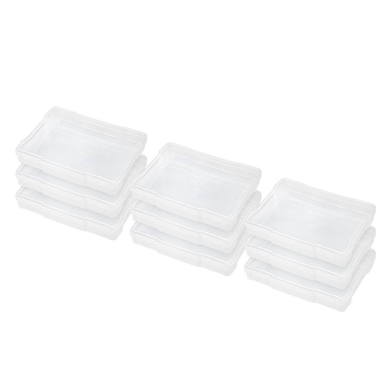 Zodaca Pen Holder, Ceramic Pencil Cup Desk Organizer Makeup Brushes Holder with Gold Accent, Shiny Pearl White