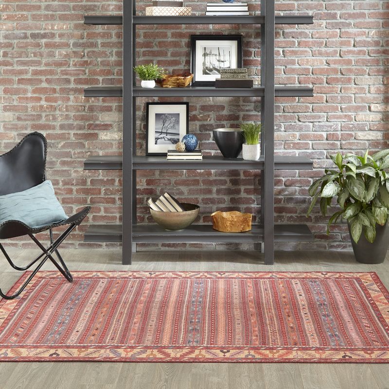 5'X7'6" Geometric Design Loomed Area Rug - Momeni