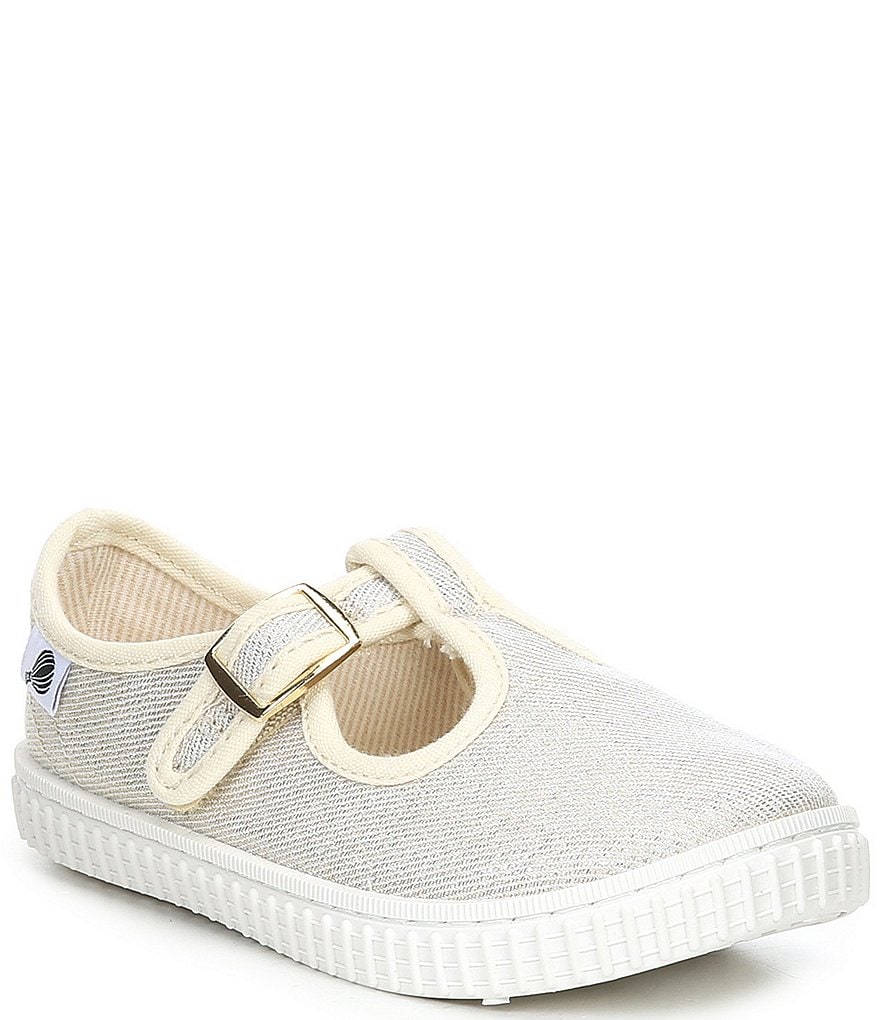 Copper Key Adventure Wear Girl's Bestee-A Washable Canvas T-Strap Sneakers (Toddler)