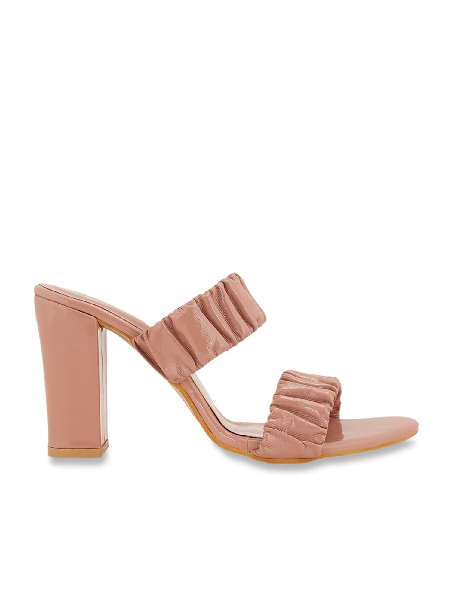 Scentra Women's SPAIN Peach Casual Sandals