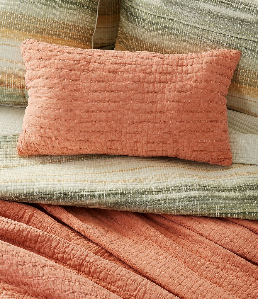 J. by J. Queen New York Luna Collection Striped Quilt