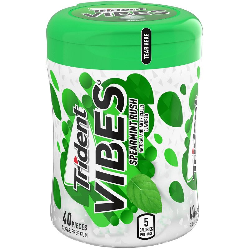 Trident Vibes Spearmint Rush Chewing Gum - 40ct