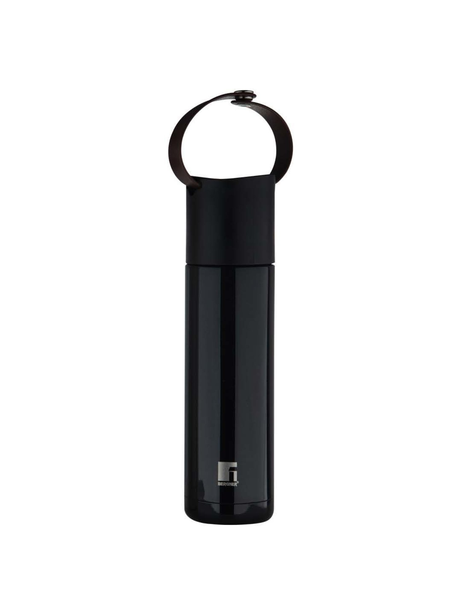 Bergner Walking Black Stainless Steel Thermosteel Hot and Cold Flask (0.5 L)