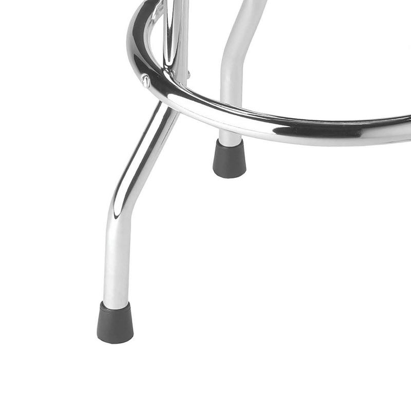 Torin Big Red 360 Degree Swivel Garage Shop Padded Bar Stool Cushion Seat, Black