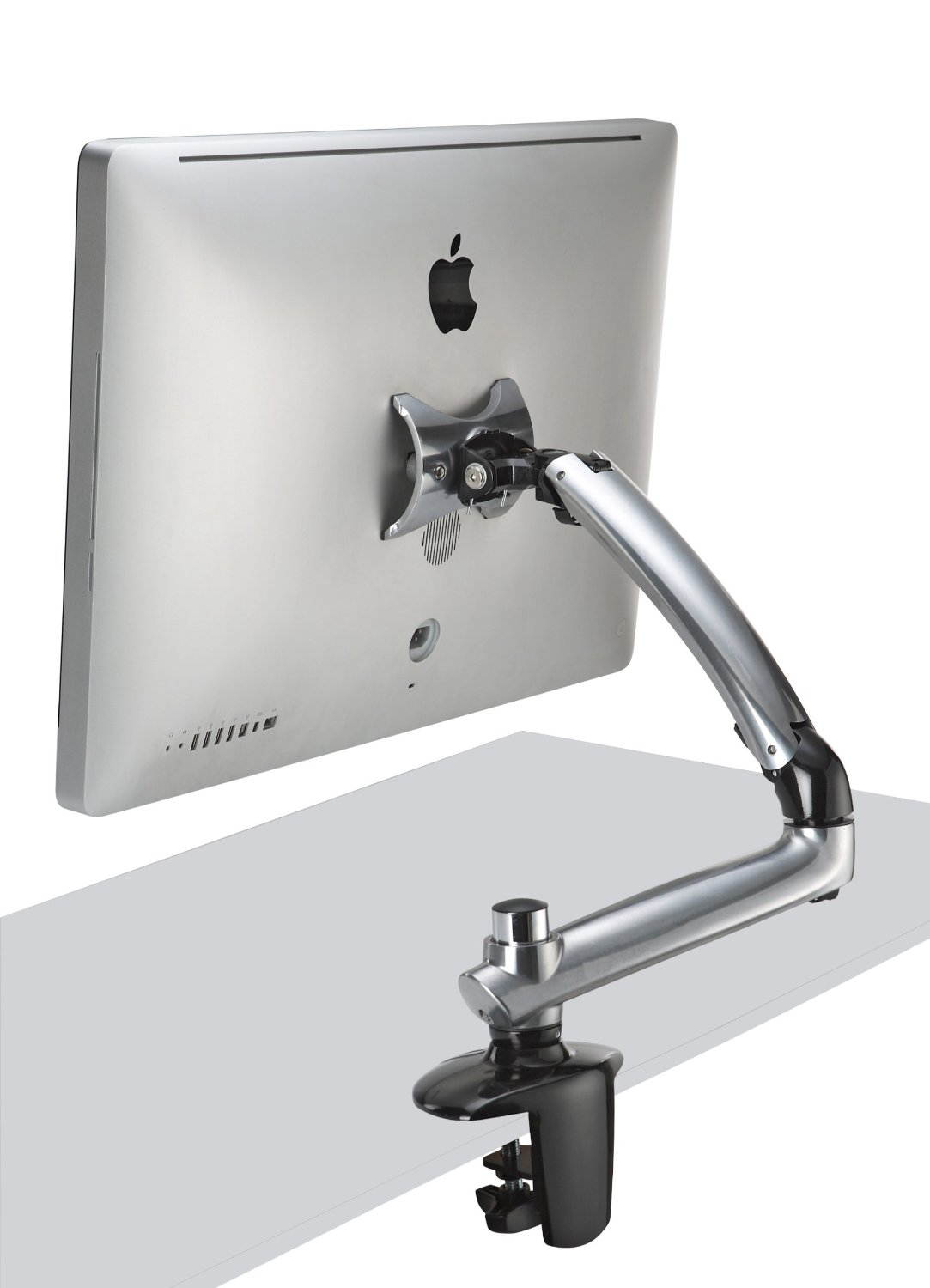 Mount-It! Single Apple Mac Monitor Desk Mount, Clamp Base