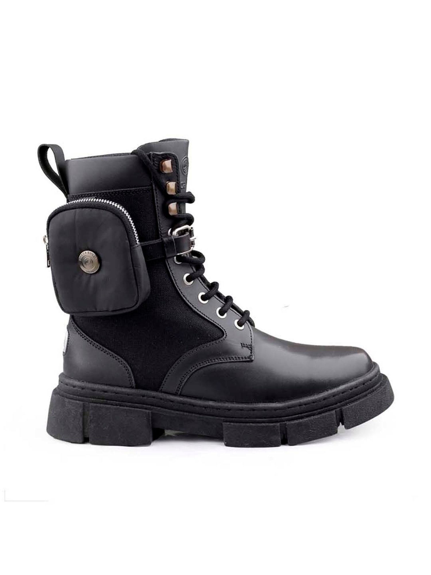 Bacca Bucci Men's ASSASSIN Black Derby Boots