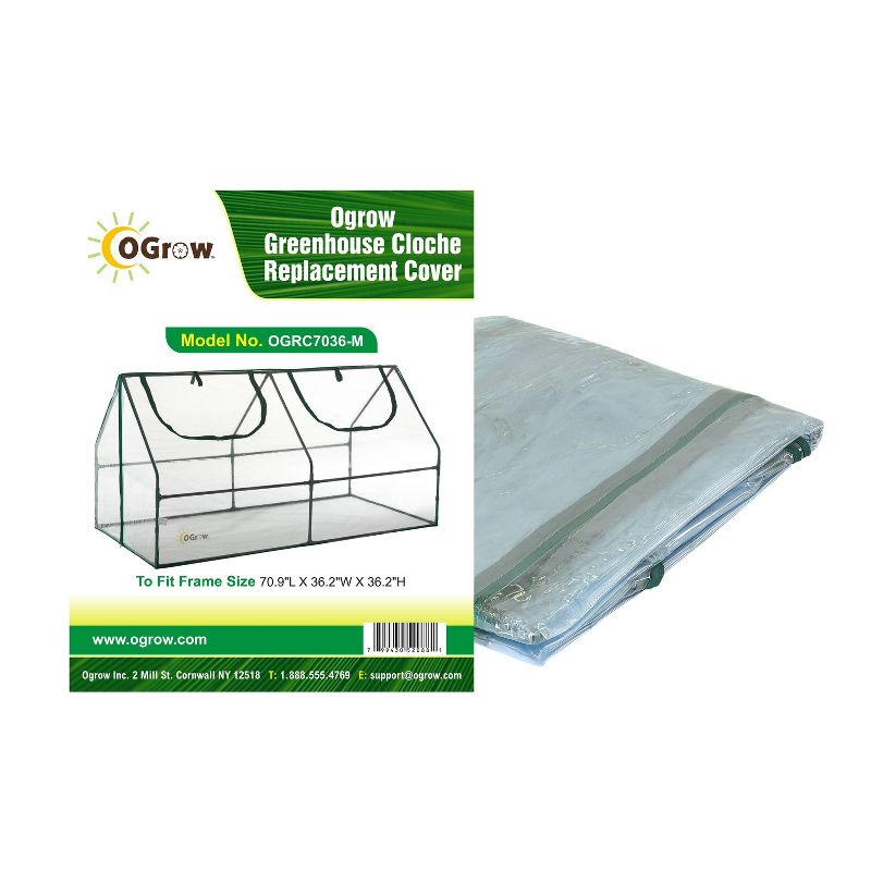 Greenhouse Cloche Replacement Cover Clear - OGrow