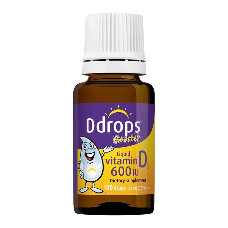 Ddrops Booster Vitamin D Liquid Drops 600 IU - 2.8ml