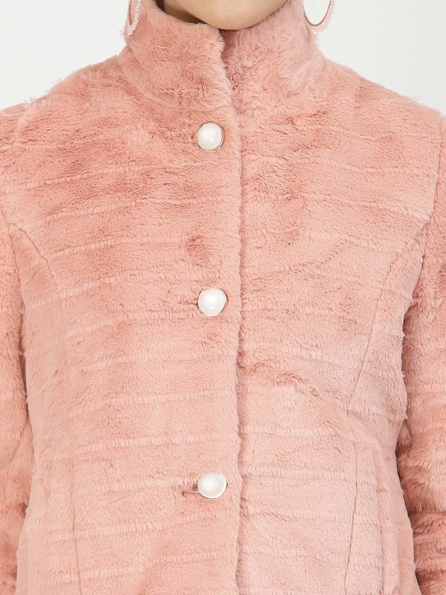 Juelle Peach Casual Jacket