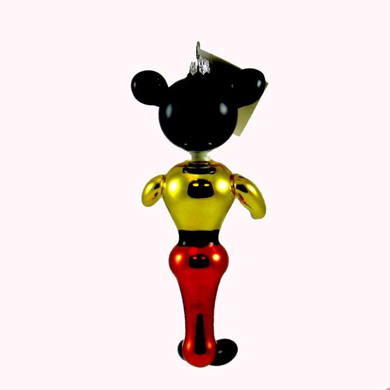 Laved Italian Ornaments Mouse Soldier Mickey Blown Glass  -  Tree Ornaments