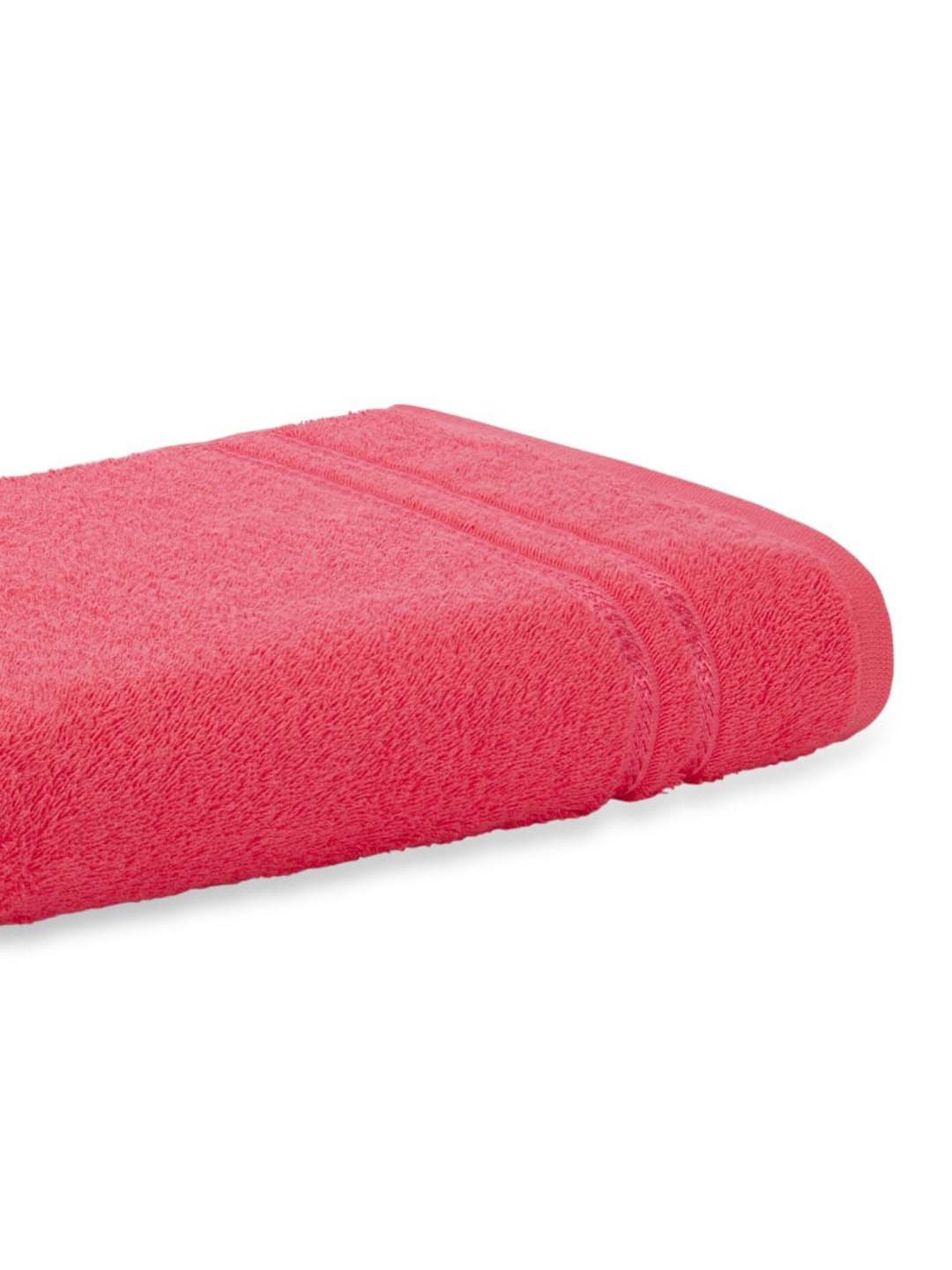 Welspun Quick Dry Coral Cotton 380 GSM Bath Towel