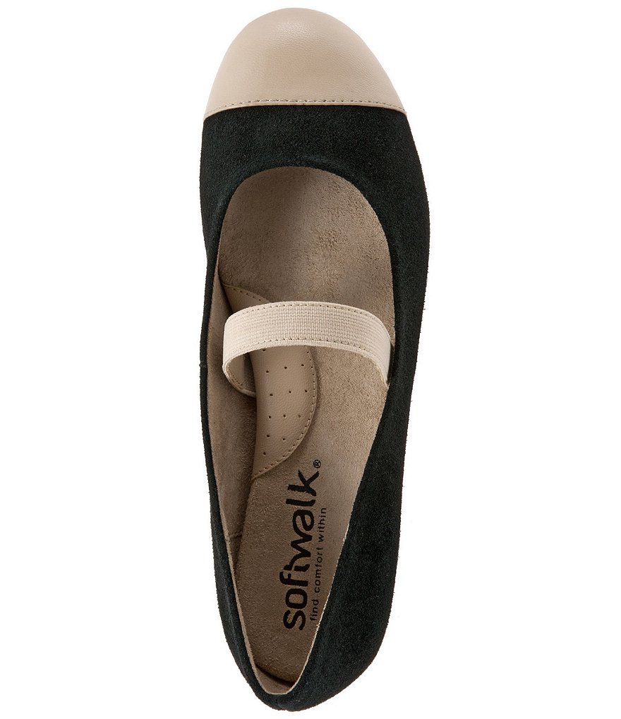 SoftWalk Napa Suede Mary Jane Flats