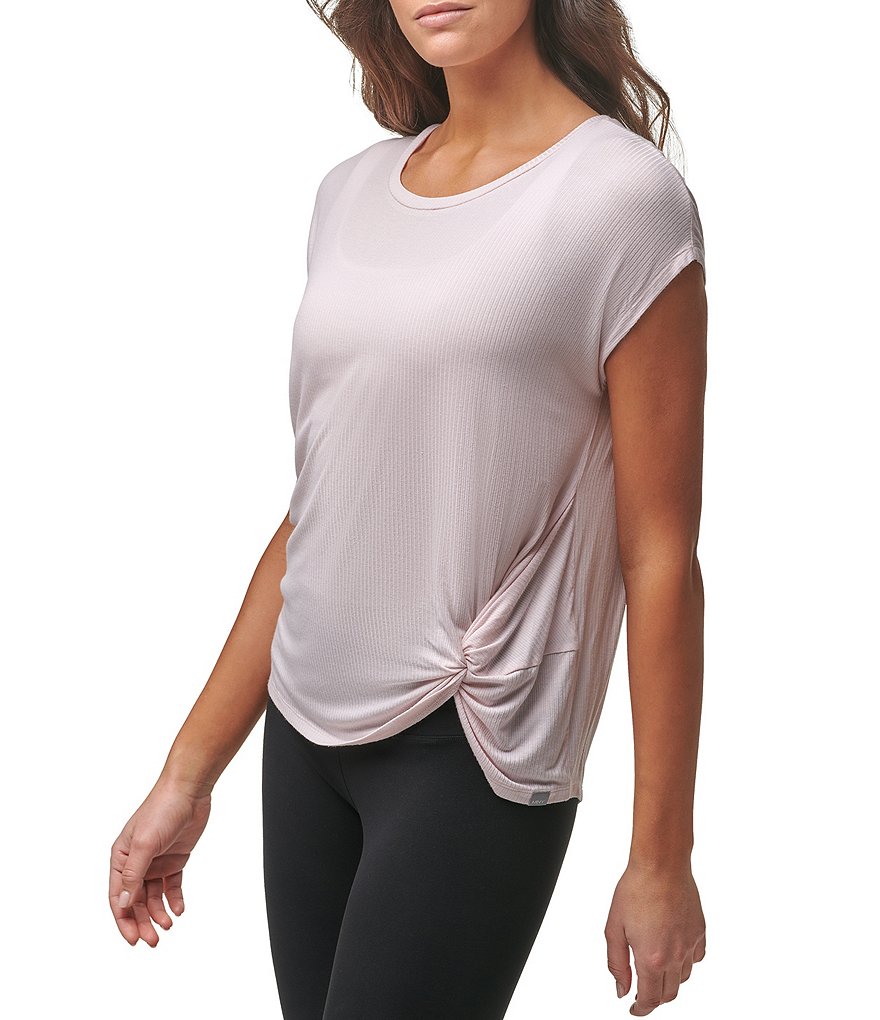 Karen Kane Short Sleeve Tie-Dye Hoodie