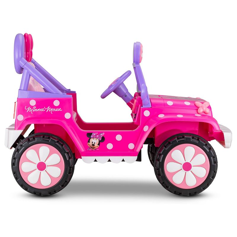 Kid Trax 6V Disney Minnie Mouse Flower Power 4x4 Powered Ride-On - Pink