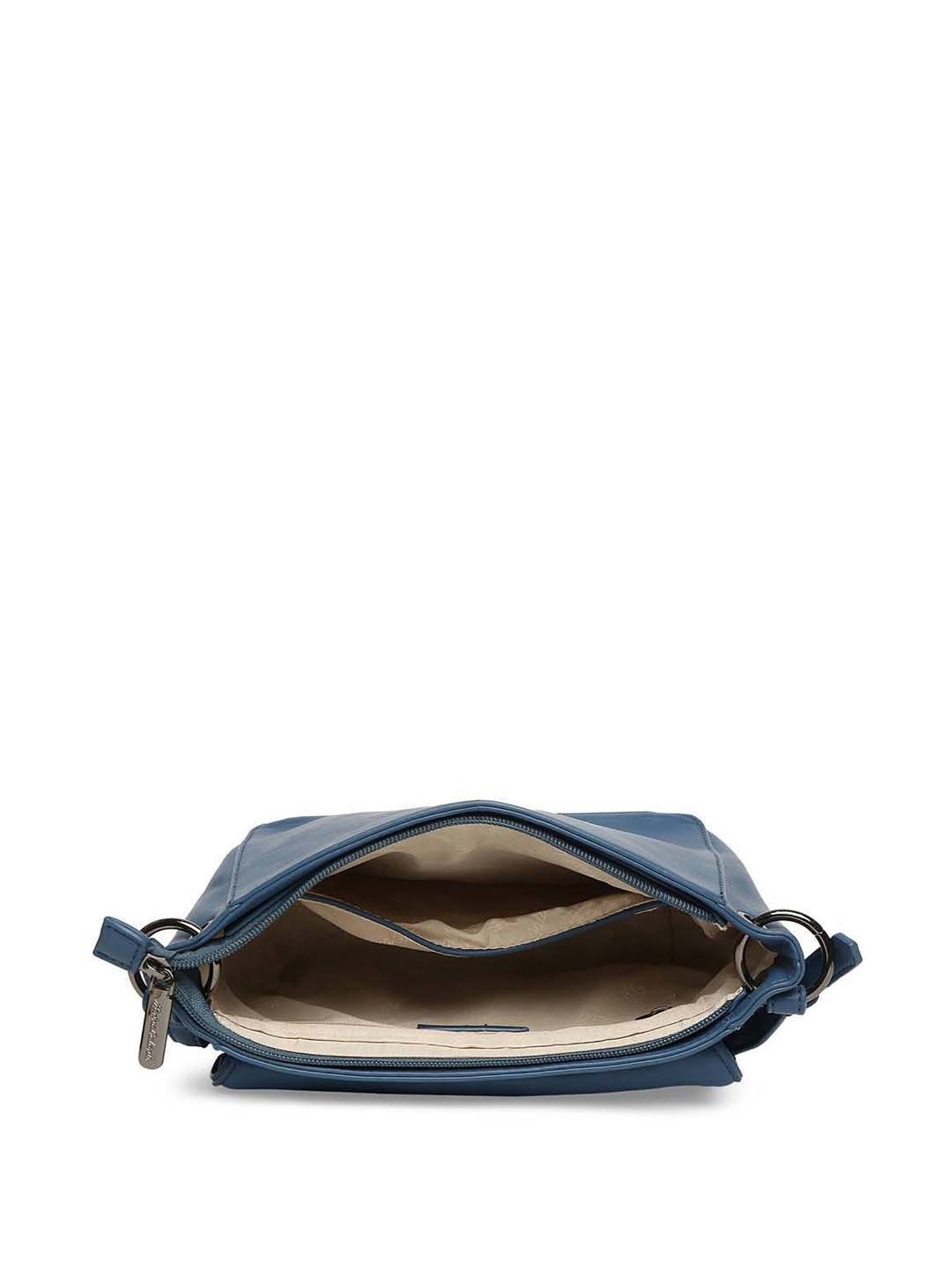 Marina Galanti Blue Quilted Medium Sling Handbag