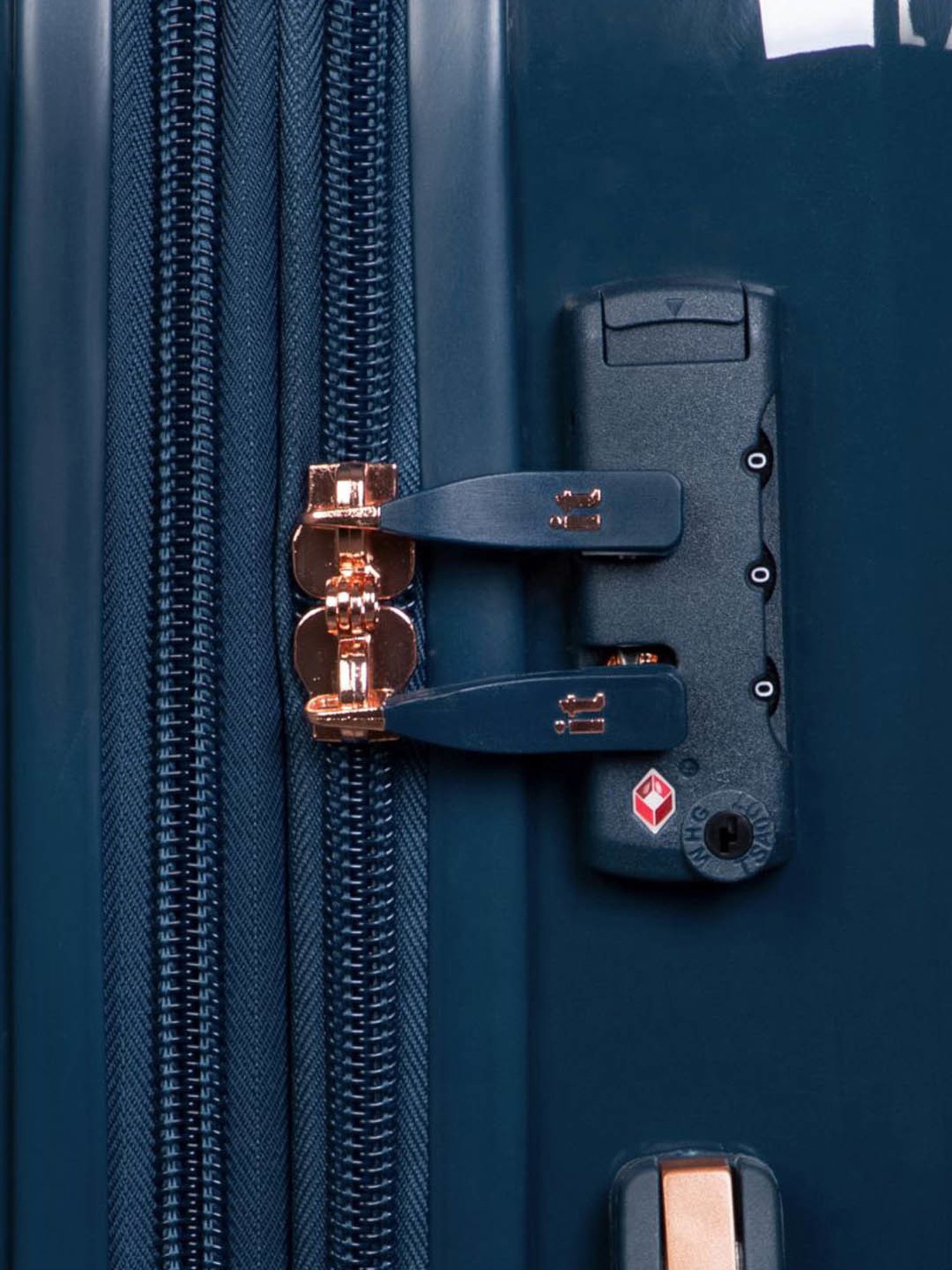 it luggage Certify Blue Combo-28 & 20 inches Expandable Hardsided Luggage Trolley with TSA Lock