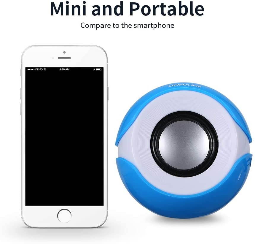 Docooler Computer Music Speaker Desktop Speaker Mini Music Speaker with 3.5mm Jack for Laptop/MP3/Smartphones