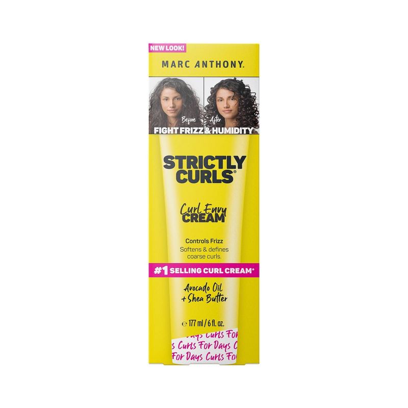 Marc Anthony Strictly Curls Curl Envy Cream Hair Styling Product & Softener - Shea Butter - 6 fl oz