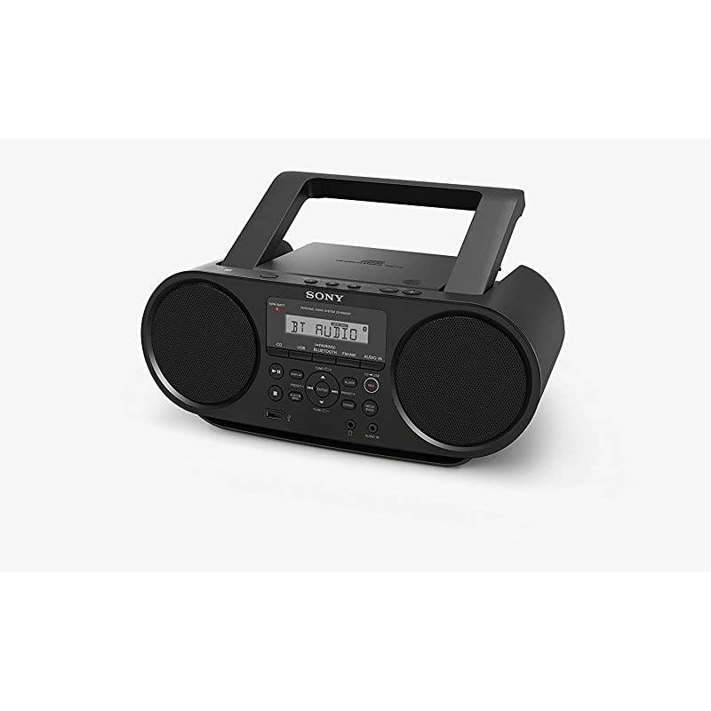 Portable Bluetooth Digital Turner AMFM CD Player Mega Bass Reflex Stereo Sound System