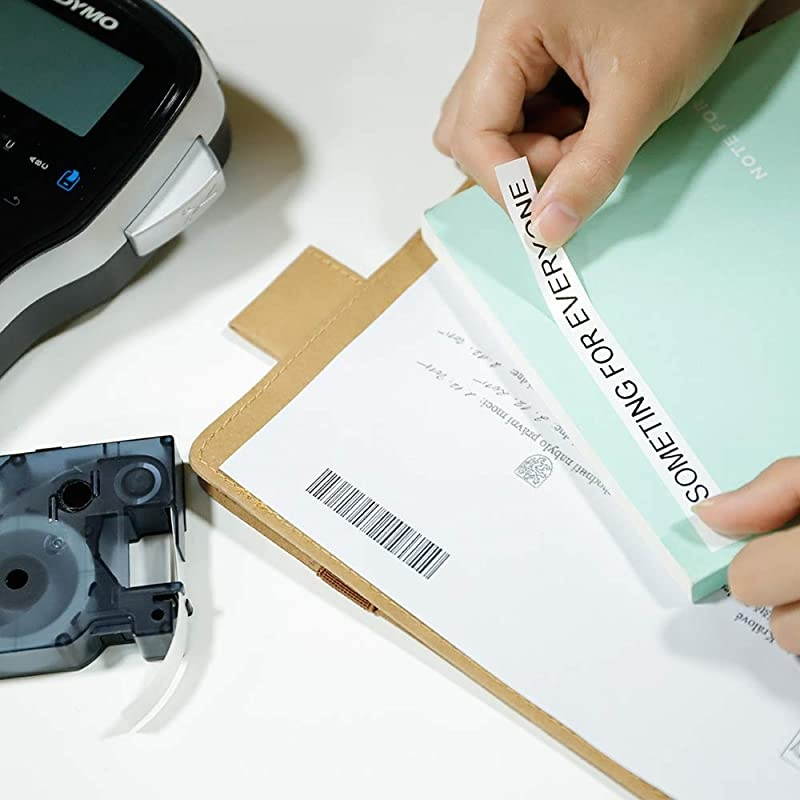 Compatible Label Tape Replacement for Dymo 45022 12Inch x 23 Feet Compatible with Dymo Label Printers LM160 PnP 220P 360D 450 210D Black on Silver 3Pack