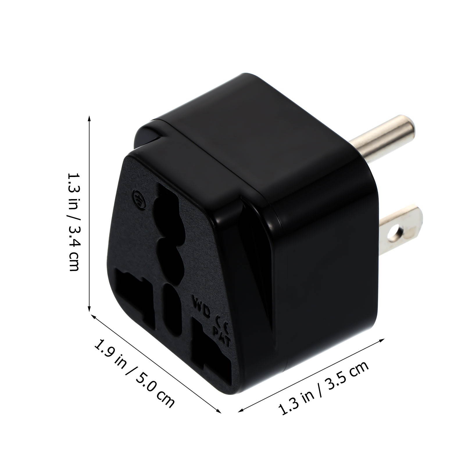 4Pcs Plug Adapters Practical Convenient Portable Switch Plugs Change-over Plugs for Travel