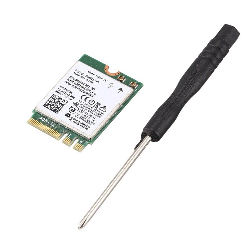 Lejiahong 8260AC M.2 NGFF Wifi Card 8260NGW 2.4/5GHz Dual Band Bluetooth 4.2 Wireless Wlan WiFi Card 867 Mbps