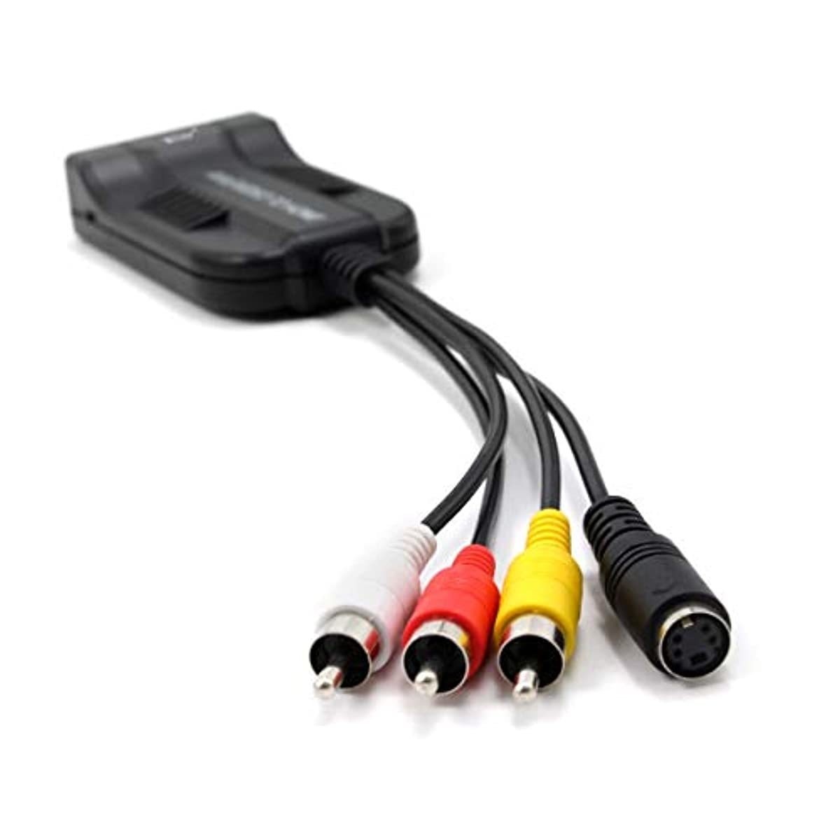 Wiistar AV CVBS to HDMI Converter Male Composite Female RCA S-Video to HDMI Adapter Support 720P 1080P for TV VHS VCR DVD