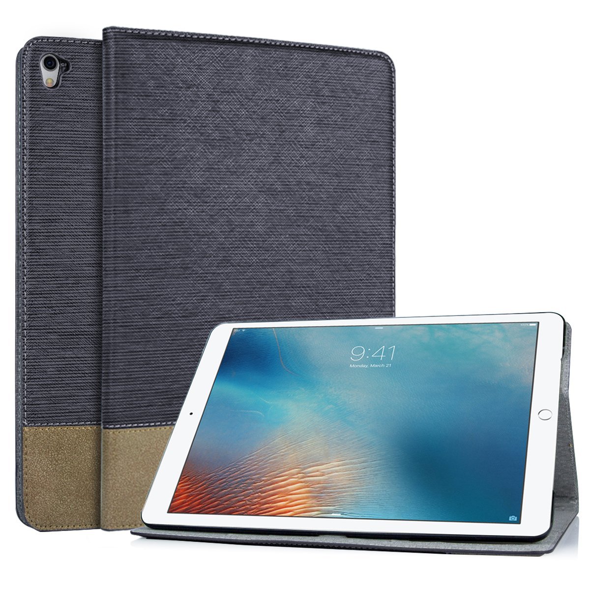 UAG Designed for Microsoft Surface Go 2 / Surface Go Case Scout w/Handstrap [Black] Rugged Military Drop Tested Protective Cover