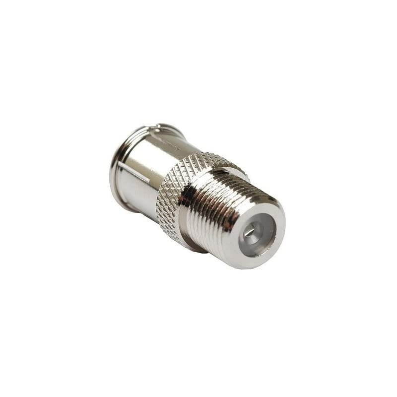 F-Jack to F-Quick Push On Plug - Male/Female - Adapter