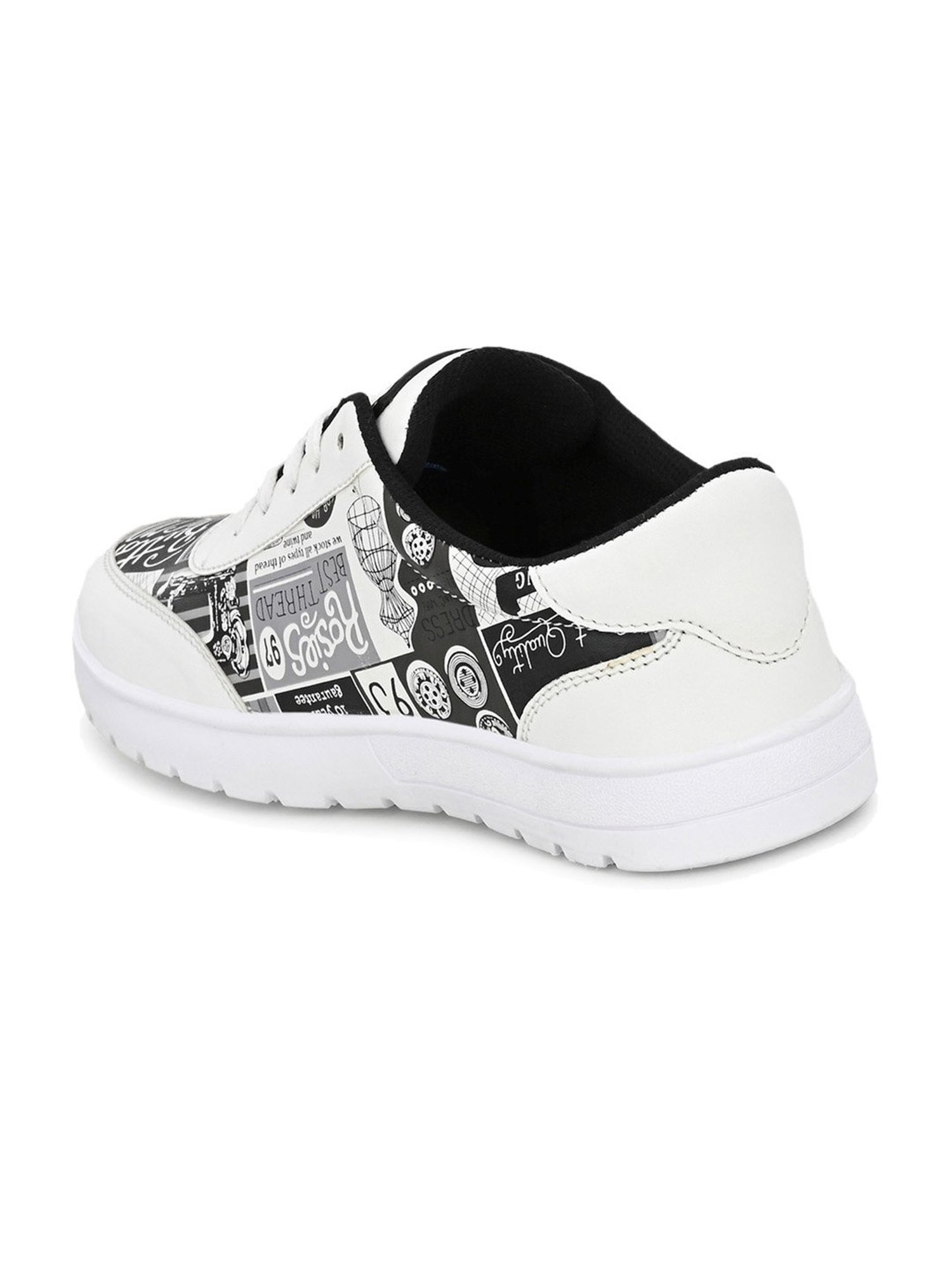 Prolific Men's Elite White Casual Sneakers