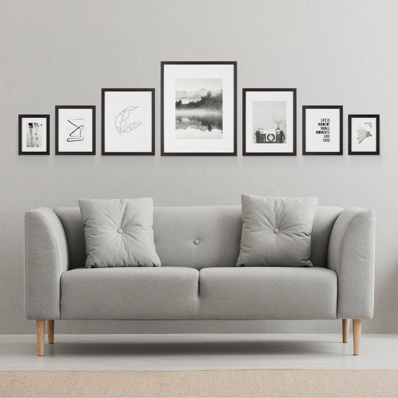 7pc Cluster Gallery Kit Black - Instapoints